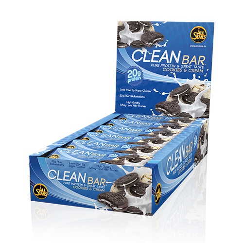All Stars Cleanbar (18x60g) Peanut Butter Chocolate