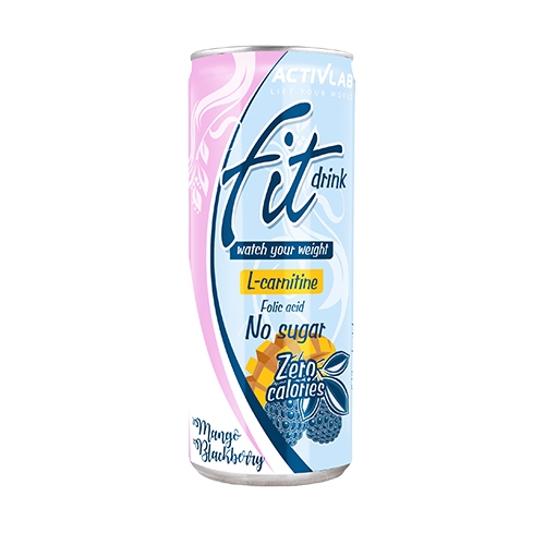 Activlab Fit Drink - L Carnitine Folic Acid (24x250ml) Orange